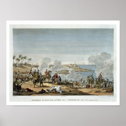 アブキールの戦い（7月7日）、テルミドール7年（7月25日） ポスター (正面)