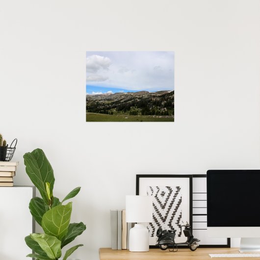 アブサロカ山脈のエッジ16x20 ポスター (ホームオフィス)