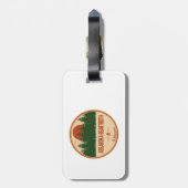 アブサロカ – ベートースワイルダネスモンタナワイオミング ラゲッジタグ (裏面縦)