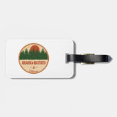 アブサロカ – ベートースワイルダネスモンタナワイオミング ラゲッジタグ (裏面横)