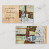 アブサンのフィンセント・ファン・ゴッホのペンキが付いている静物画 名刺 (正面/裏面)