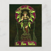 アブサンの妖精の郵便はがき ポストカード (正面)