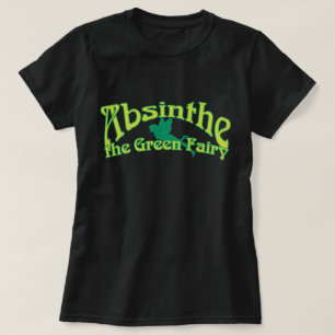 アブサンの文字緑の妖精 Tシャツ