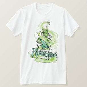 アブサンの砂糖の立方体の妖精 Tシャツ