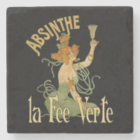 アブサンの緑の妖精のLa料金VerteのポスターSteampunk