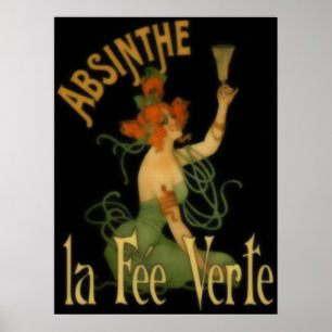 アブサンのLa料金Verte ポスター