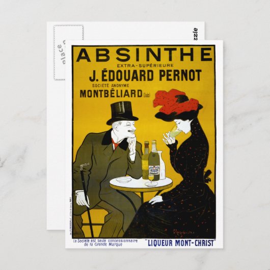 アブサンはハートを育てる ポストカード (正面/裏面)