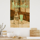 アブサンアールヌーボー広告 ポスター (キッチン)