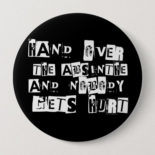 アブサン川を渡す…ボタン 缶バッジ (正面)