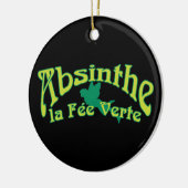 アブサン テキスト La Fee Verte セラミックオーナメント (左)