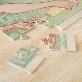 アブサンRobette -アルコールヴィンテージポスター ジグソーパズル (側面)