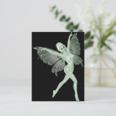 アブシンザアートシグネチャーグリーンフェアリー3B ポストカード (スタンド正面)