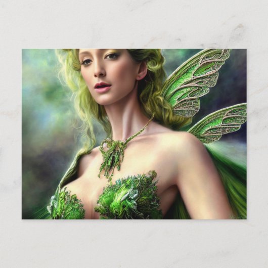 アブシンザグリーンの妖精 ポストカード (正面)
