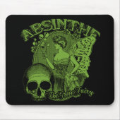 アブシンザグリーンフェアリーの女性 マウスパッド (正面)