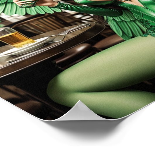 アブシンザグリーン妖精のポスター ポスター (角)