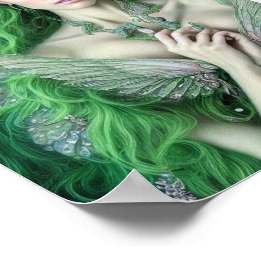 アブシンザグリーン妖精のポスター ポスター (角)