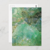 アブシンザグリーン水晶 ポストカード (正面/裏面)