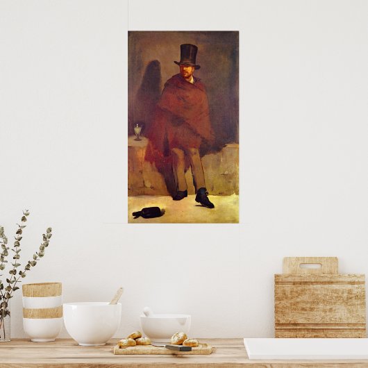 アブシンザドリンカーバイエドアードアードマネ ポスター (キッチン)