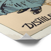 アブシンザパリジェンヌフランスのヴィンテージ広告ズ ポスター (角)