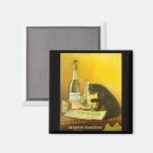 アブシンザブルジョワと猫のヴィンテージ素晴らしのポスター マグネット (正面/裏面)