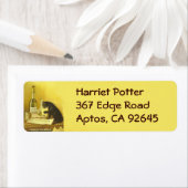 アブシンザブルジョワと猫のヴィンテージ素晴らしのポスター ラベル (インサイチュ)