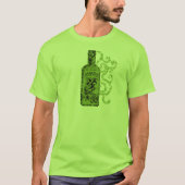 アブシンザボトル渦巻き Tシャツ (正面)