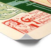 アブシンザロベットバイアルフォンスミュシャヴィンテージポスター ポスター (角)