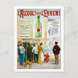 アブシンセ毒 ポストカード