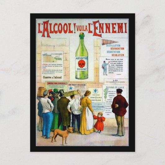 アブシンセ毒 ポストカード (正面)