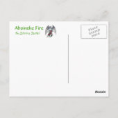 アブシンテ火の葉書 ポストカード (裏面)