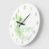 アブシンテ・フェアリー ラージ壁時計 (傾斜)