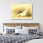 アブシンベルの発掘された寺院、"エジプトとニュー キャンバスプリント (インサイチュ (寝室))