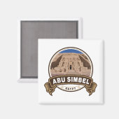 アブシンベルエジプトバッジ マグネット (正面/裏面)