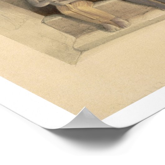 アブシンベル寺院の聖域, "エジプトから ポスター (角)