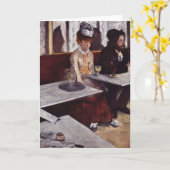 アブシーナ – Edgar Degas - c1876 カード (黄色い花)