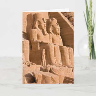 アブシ素晴らしンベルの神殿 – ラムセスII – エジプト カード