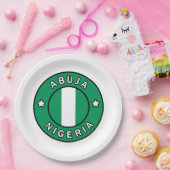 アブジャナイジェリア ペーパープレート (パーティー)