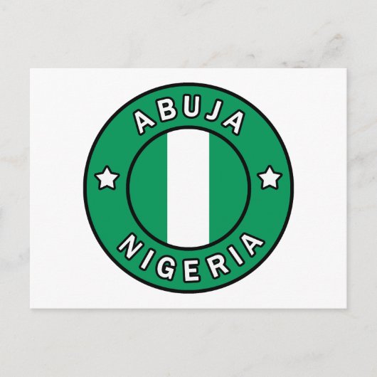 アブジャナイジェリア ポストカード (正面)