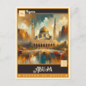 アブジャ(ナイジェリア) |ヴィンテージ絵画ー ポストカード (正面)