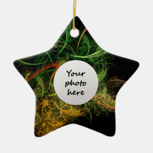 アブスタントアート宇宙花 セラミックオーナメント (正面)