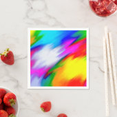 アブストラクション数々のカラー明るいテクスチャ スタンダードカクテルナプキン (インサイチュ)