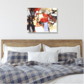 アブストラクション58 1964 0008 by Jose T Joya キャンバスプリント (インサイチュ (寝室))