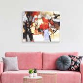 アブストラクション58 1964 0008 by Jose T Joya キャンバスプリント (インサイチュ (リビング))