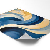 アブストラクション・ブルーby Georgia O'Keefe Poster Wall A ポスター (角)