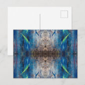 アブストラクテポストカルテカレイドスコップバントverspielt ポストカード (正面/裏面)