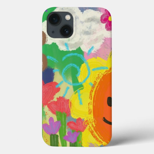 アブストラクトアート ハッピー Case-Mate iPhoneケース (裏面)