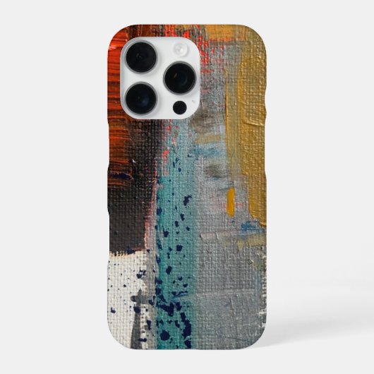 アブストラクトアートiPhoneケース iPhoneケース (裏面)