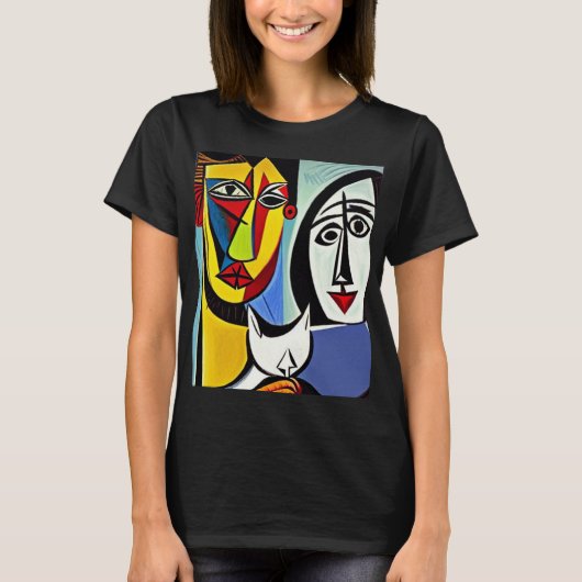 アブストラクトアートTシャツ Tシャツ (正面)