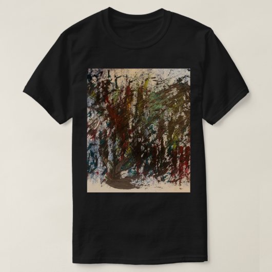 アブストラクトアートTシャツ Tシャツ (デザイン正面)