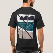 アブストラクトアートTシャツ Tシャツ (裏面)